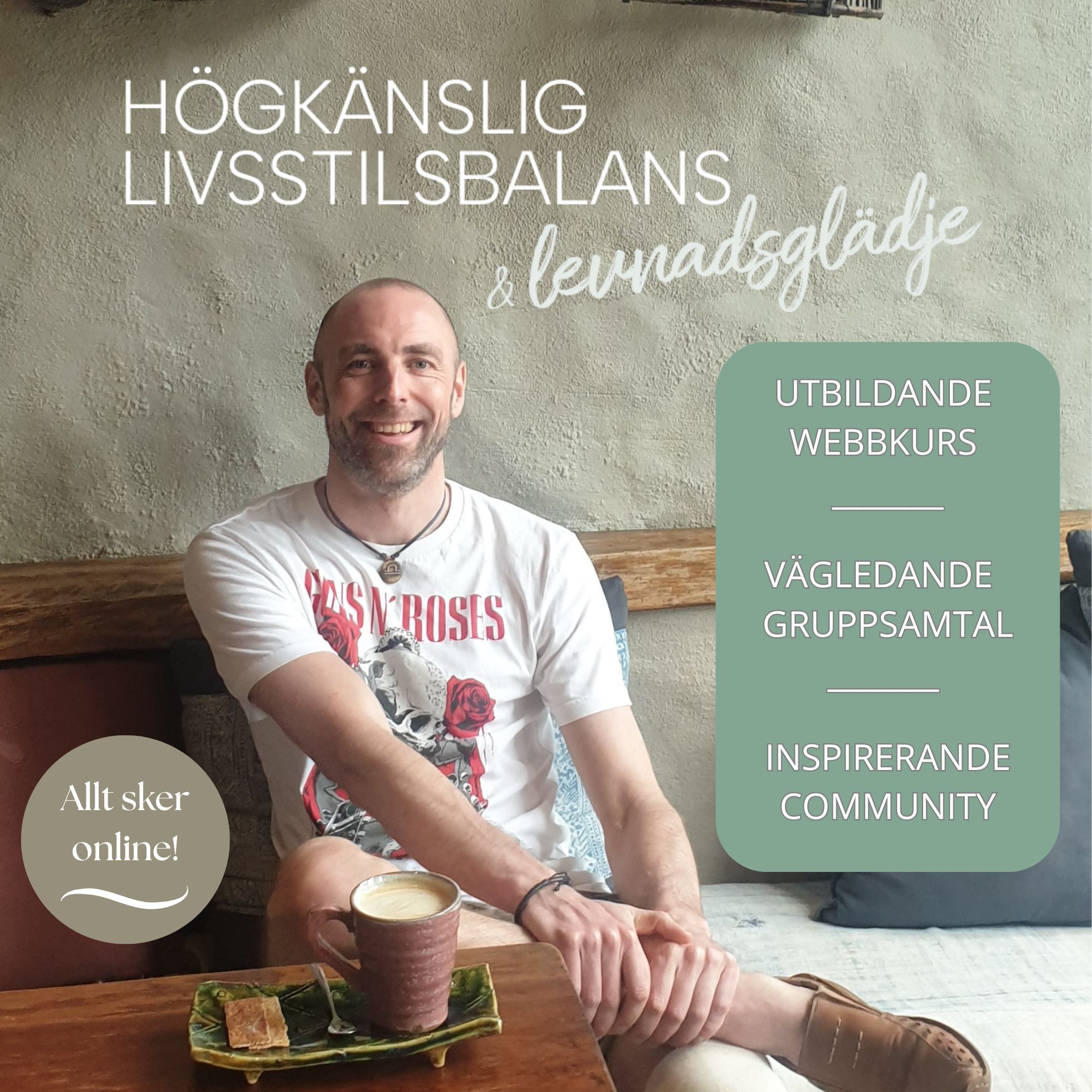 högkänslig livsstilsbalans och levnadsglädje - program
